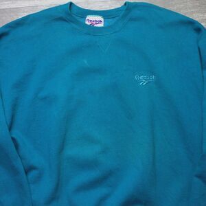 Vintage 90’s Reebok Mini Logo Spellout Sweatshirt Crewneck Size M Made In USA